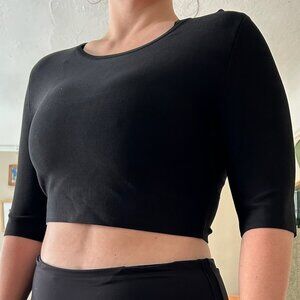 BCBG MAXAZRIA black crop top - M